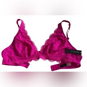 AMBRIELLE  Lace Bra Size  XL. NWT wire free